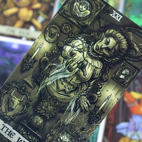 Terror Tarot Cards Major Arcana Deck with Guidebook - Picture 3 of 6